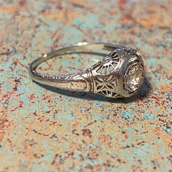 Vintage Edwardian Diamond Ring - Picture 5 of 5